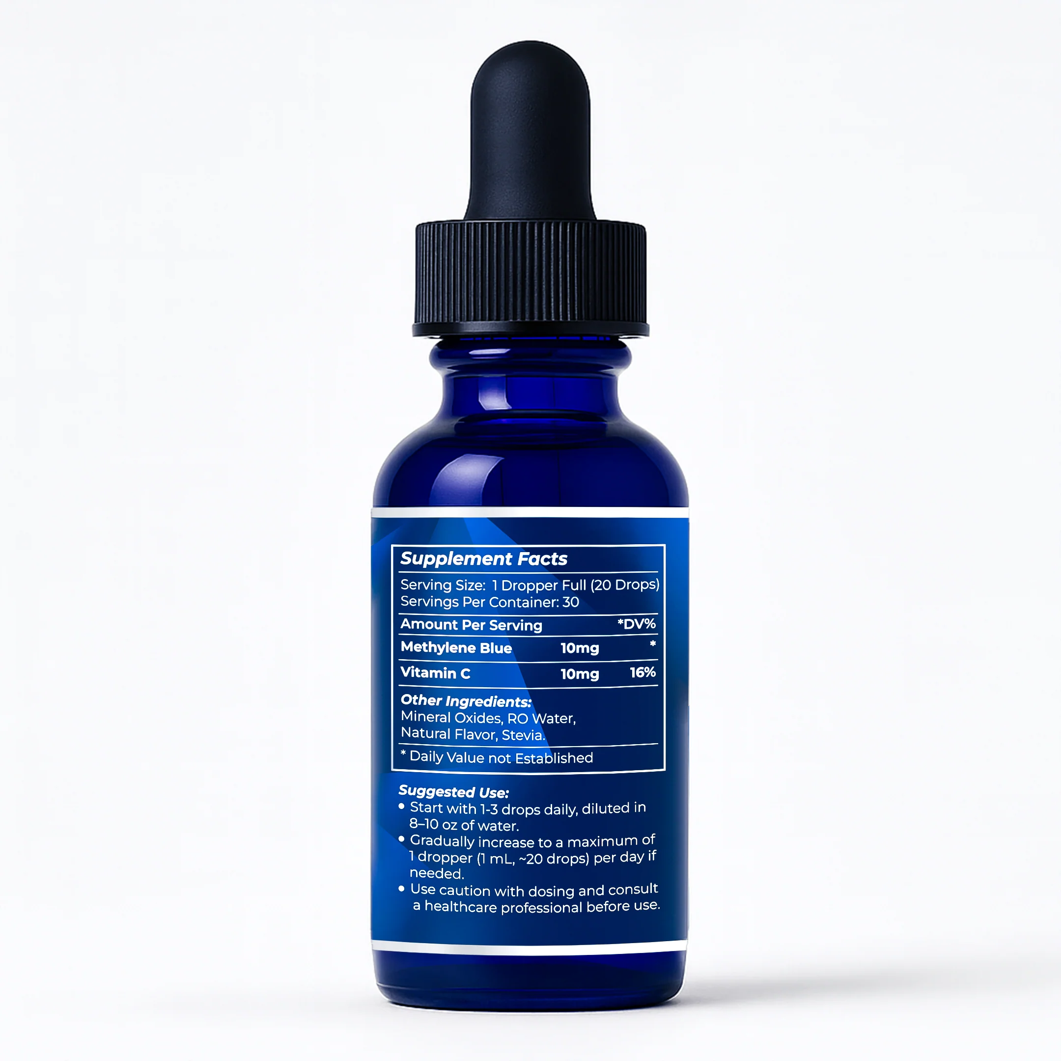 TrueHealthic™ Methylene Blue with Vitamin C 1% 30mL (1.0 oz) - Image 3