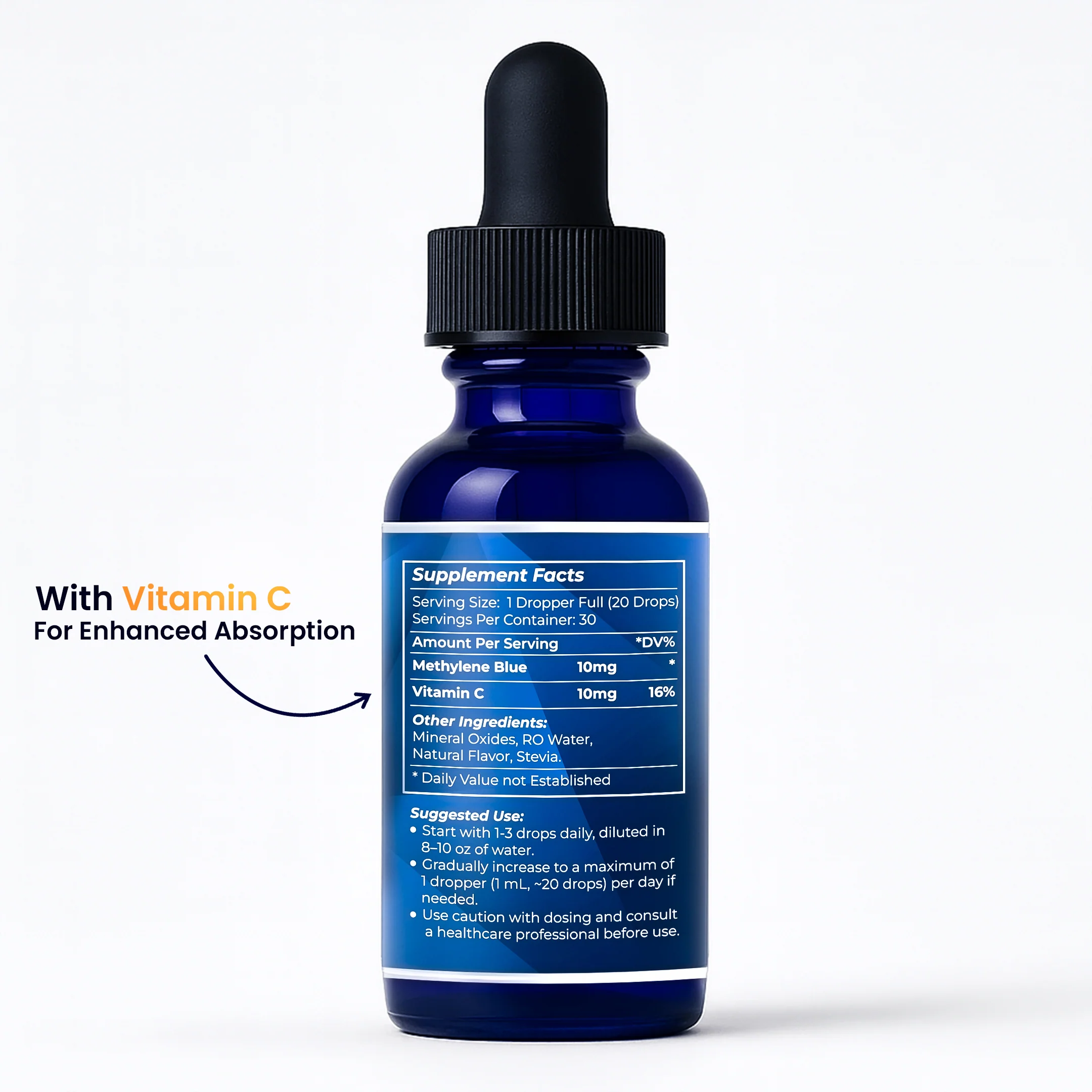 TrueHealthic™ Ultimate Methylene Blue 1% 30mL (1.0 oz) - Image 2